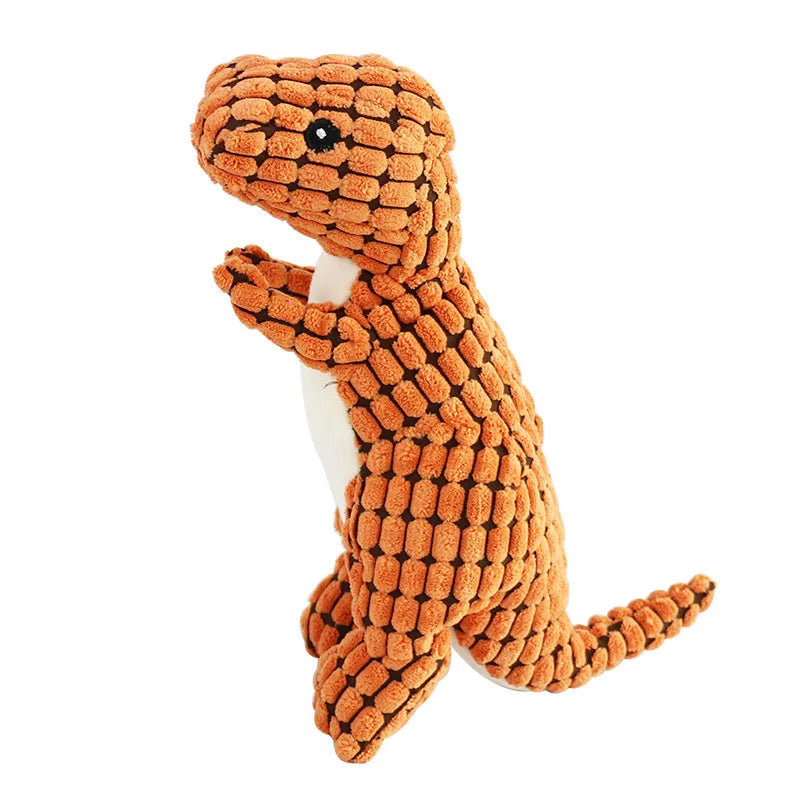 Dinosaur Squeaky Chew Toy for Dogs & Cats