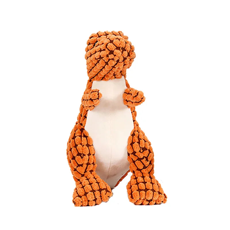 Dinosaur Squeaky Chew Toy for Dogs & Cats
