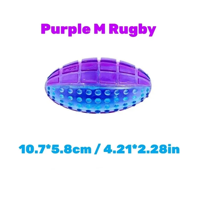 Gigwi Interactive Squeaky Dog Ball - 2.5" Bouncy G-Ball for Small & Medium Dogs