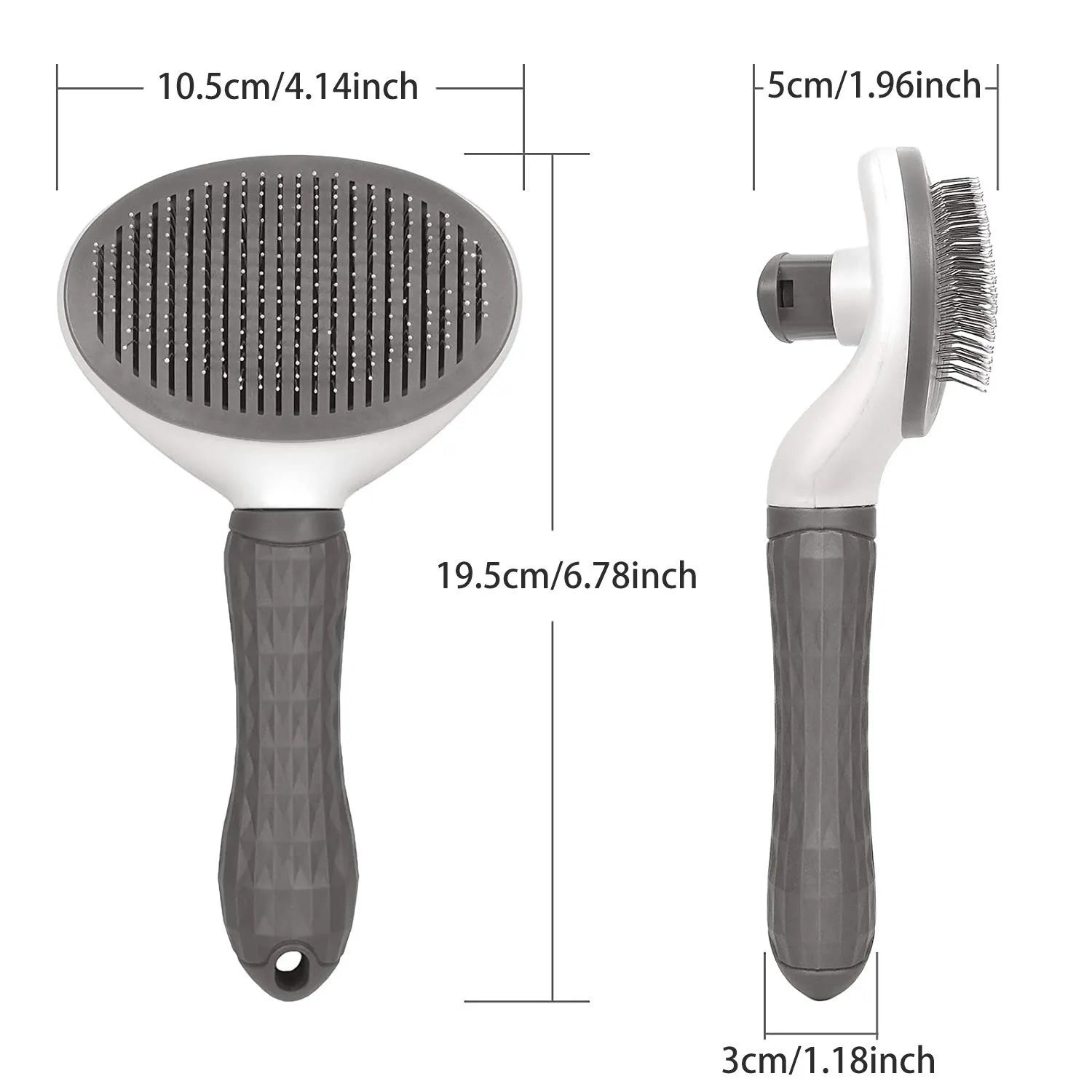 Self-Cleaning Dog Grooming Brush - Professional Dematting Comb for All Dog Breeds