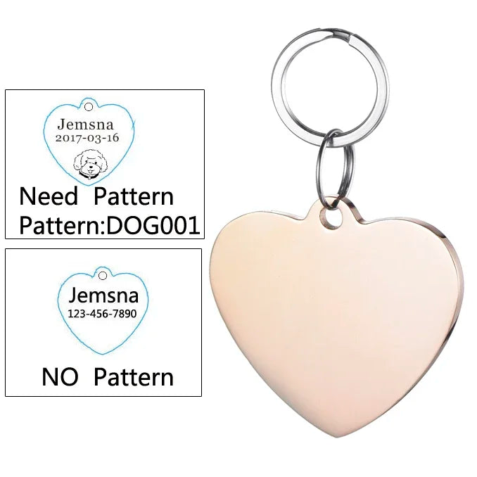 Personalized Dog ID Tag - Free Custom Engraving with Name & Phone Number
