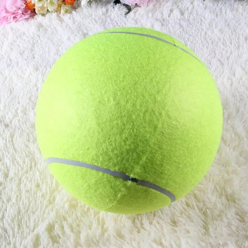 Giant Dog Tennis Ball - 7/8/9.5 Inch Jumbo Chew Toy with Pump & Needle