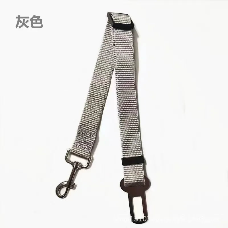 Adjustable Dog Seat Belt - Heavy Duty Elastic Car Safety Harness