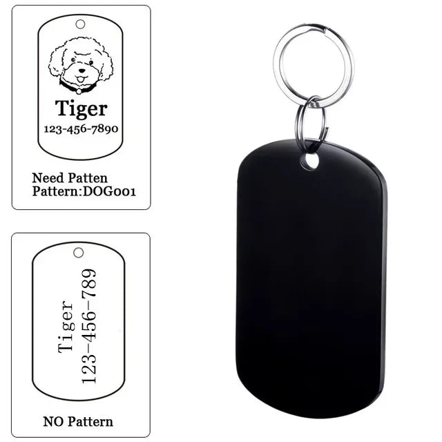 Personalized Dog ID Tag - Free Custom Engraving with Name & Phone Number