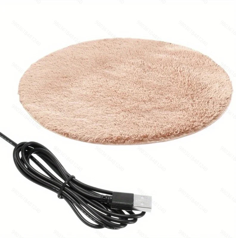 Electric Heating Pad for Pets - 40cm Warm Bed Mat for Dogs & Cats
