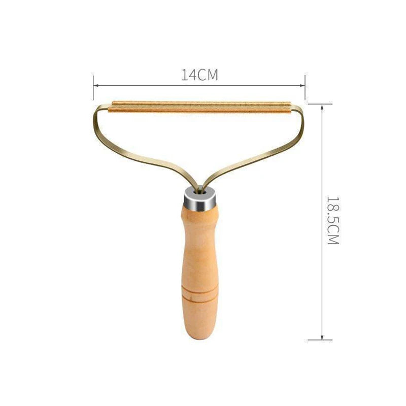 Pet Grooming Brush & Lint Remover - 2-in-1 Copper Tool