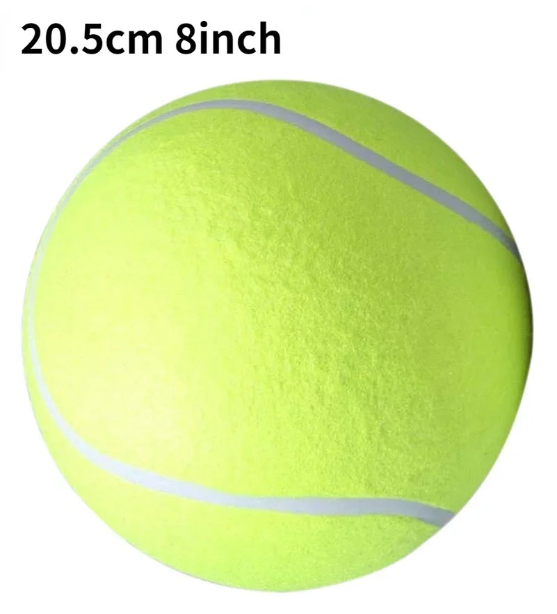 Giant Dog Tennis Ball - 7/8/9.5 Inch Jumbo Chew Toy with Pump & Needle