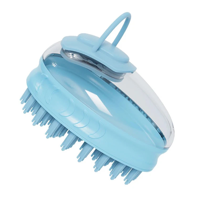 2-in-1 Pet Bath Brush - Soft Silicone Massage & Grooming Comb for Dogs & Cats