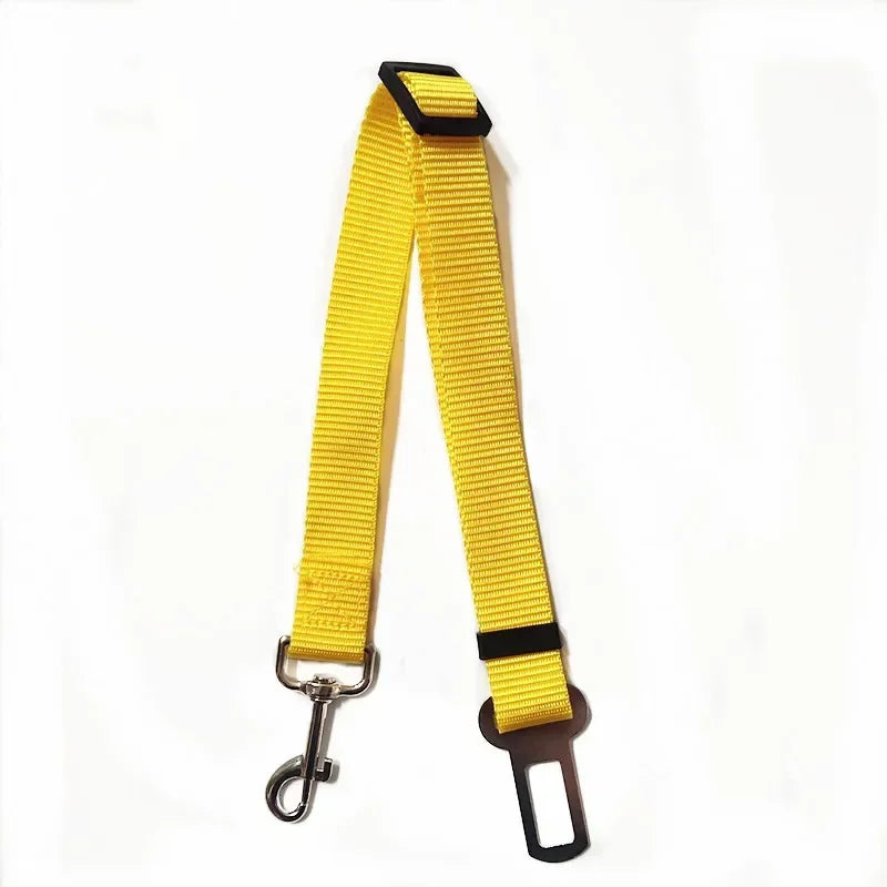 Adjustable Dog Seat Belt - Heavy Duty Elastic Car Safety Harness