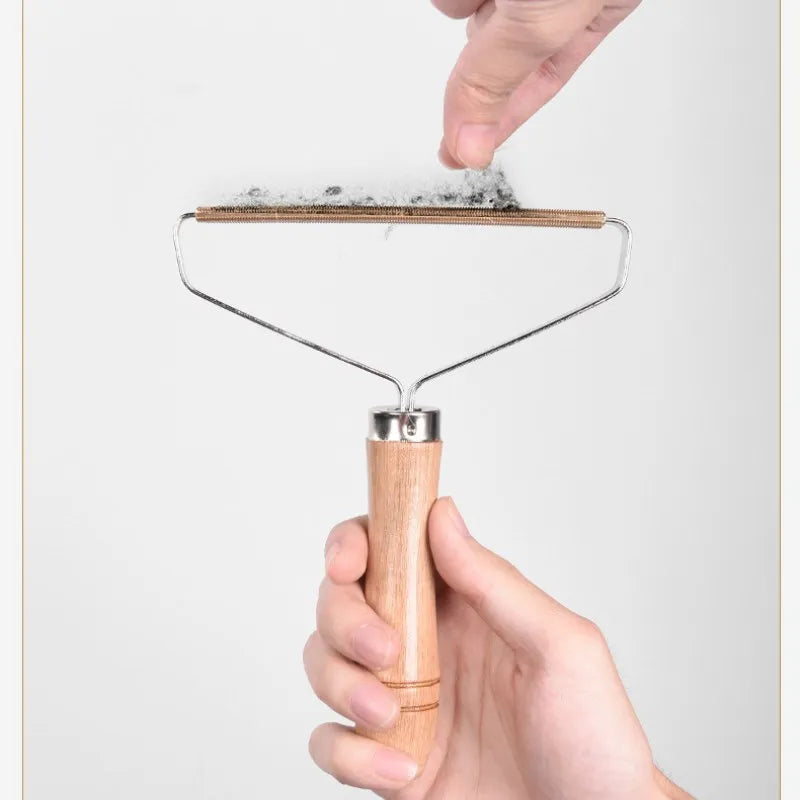 Pet Grooming Brush & Lint Remover - 2-in-1 Copper Tool