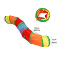 Cat Play Tunnel - Foldable Collapsible Tube Toy with Crinkle Sound for Interactive Play