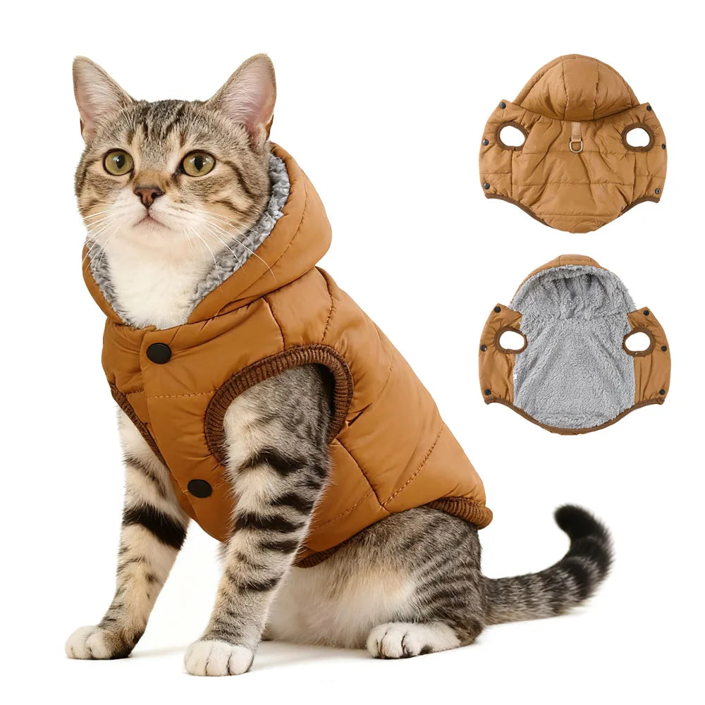 CozyPaws Winter Pet Hoodie