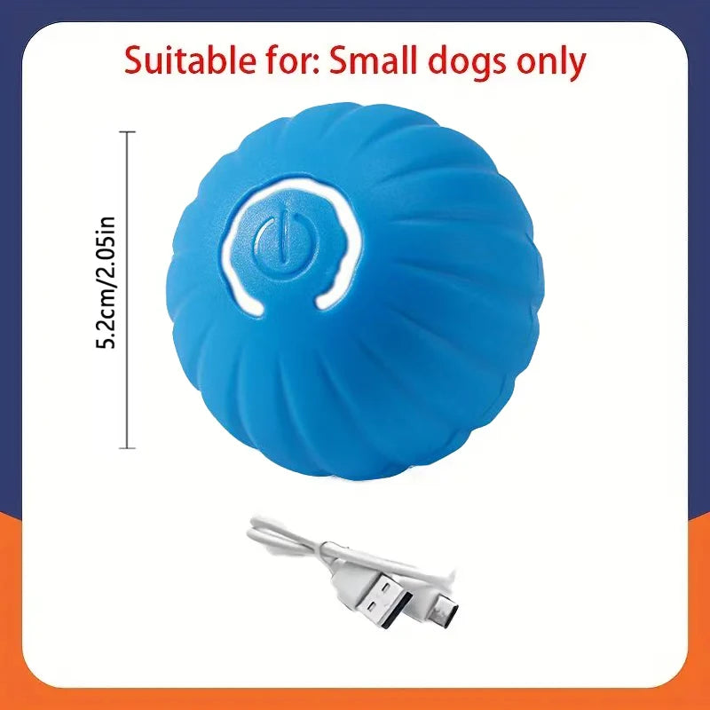 Smart Interactive Dog Ball - USB Rechargeable Automatic Rolling Toy