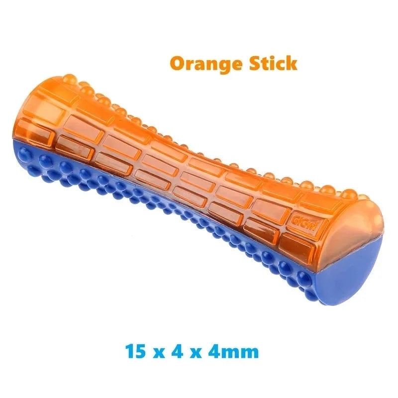 Gigwi Interactive Squeaky Dog Ball - 2.5" Bouncy G-Ball for Small & Medium Dogs