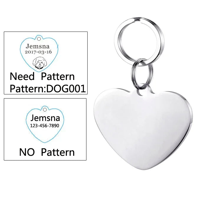 Personalized Dog ID Tag - Free Custom Engraving with Name & Phone Number