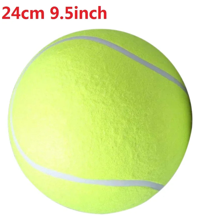 Giant Dog Tennis Ball - 7/8/9.5 Inch Jumbo Chew Toy with Pump & Needle