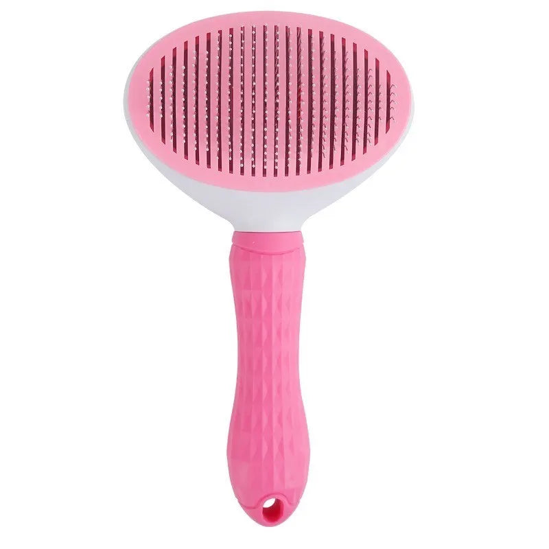 Self-Cleaning Dog Grooming Brush - Professional Dematting Comb for All Dog Breeds