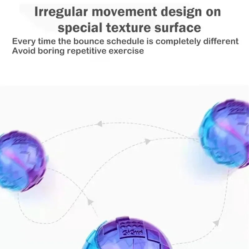 Gigwi Interactive Squeaky Dog Ball - 2.5" Bouncy G-Ball for Small & Medium Dogs