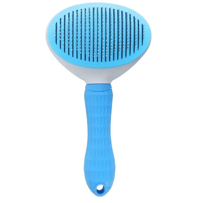 Self-Cleaning Dog Grooming Brush - Professional Dematting Comb for All Dog Breeds